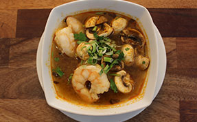 Tom yum goong Rejesuppe